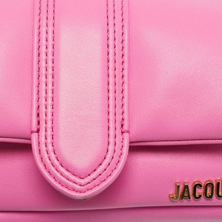 Pre Owned Jacquemus Le Petit Bambimou Pink Leather Shoulder Bag