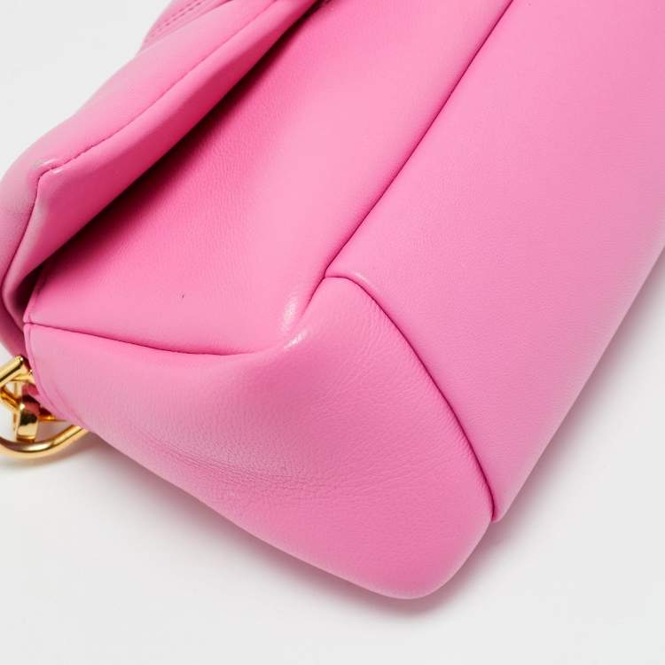 Pre Owned Jacquemus Le Petit Bambimou Pink Leather Shoulder Bag