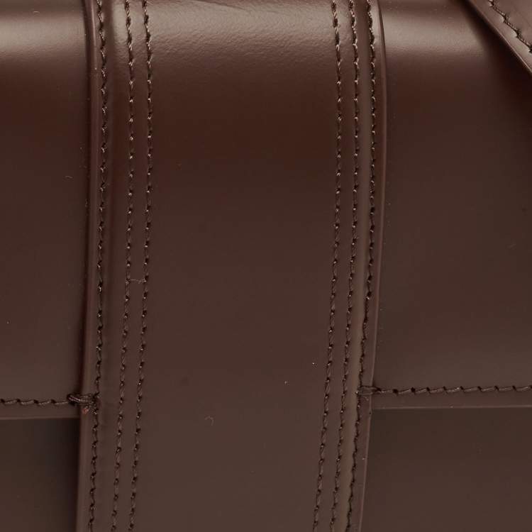 Pre Owned Jacquemus Le Grand Bambino Brown Leather Top Handle Bag