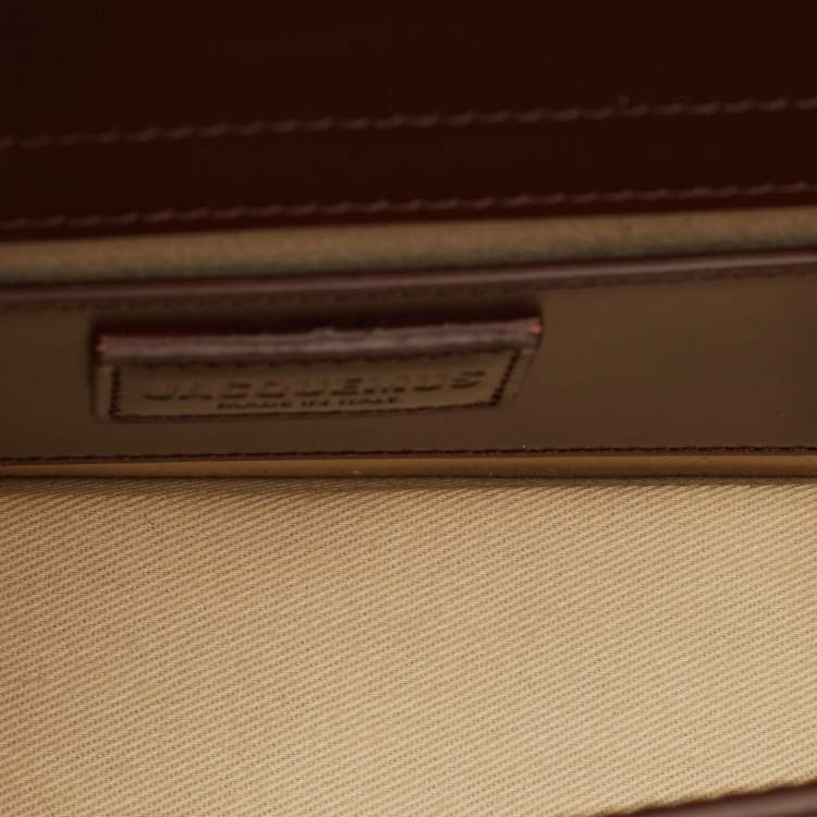 Pre Owned Jacquemus Le Grand Bambino Brown Leather Top Handle Bag