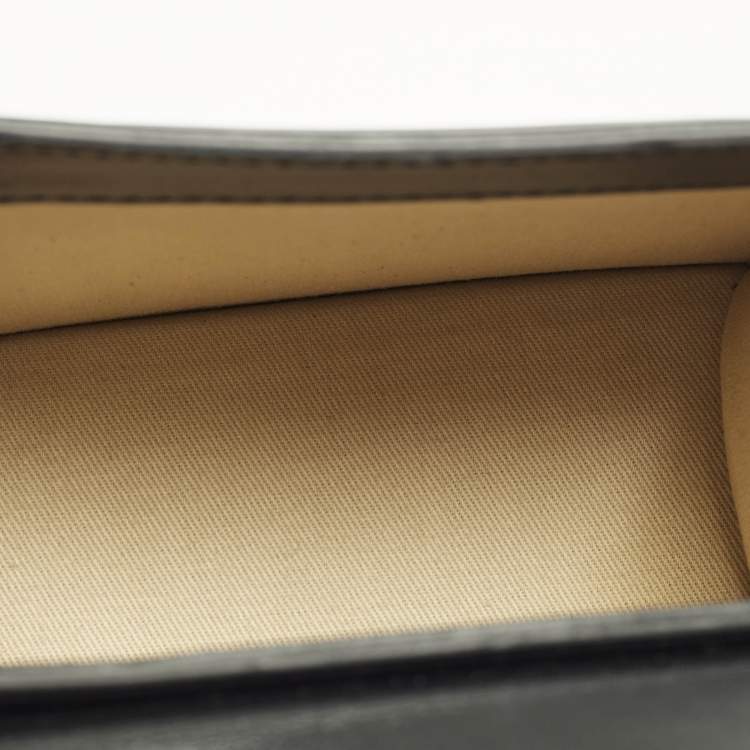 Pre Owned Jacquemus Le Chiquito Moyen Black Leather Top Handle Bag