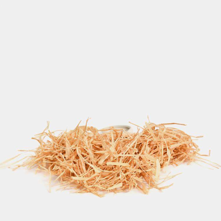 Pre Owned Jacquemus Raffia Le Petit Baci Fringe Top Handle Bag with Strap