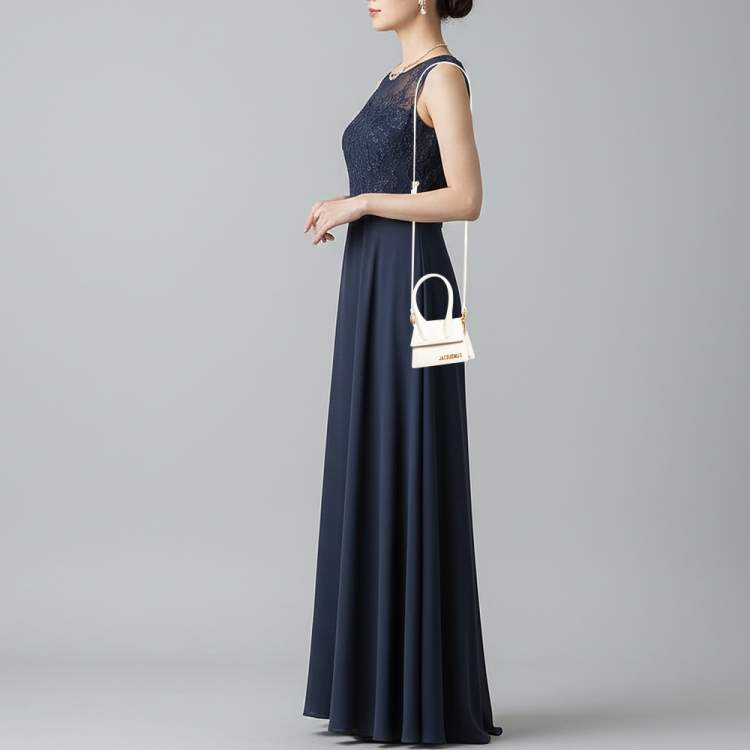 Pre Owned Jacquemus Le Chiquito Mini White Leather Top Handle Bag