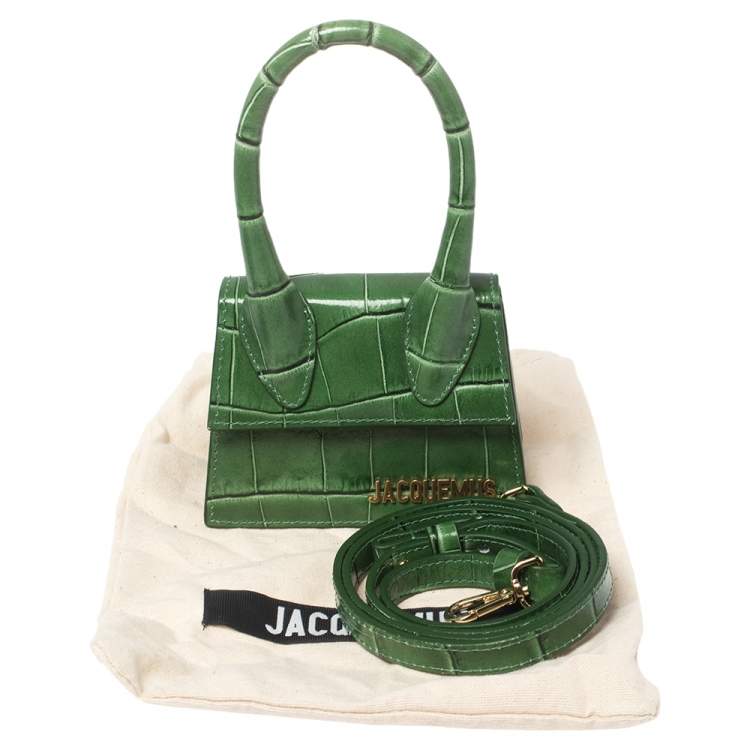 green mini handbag