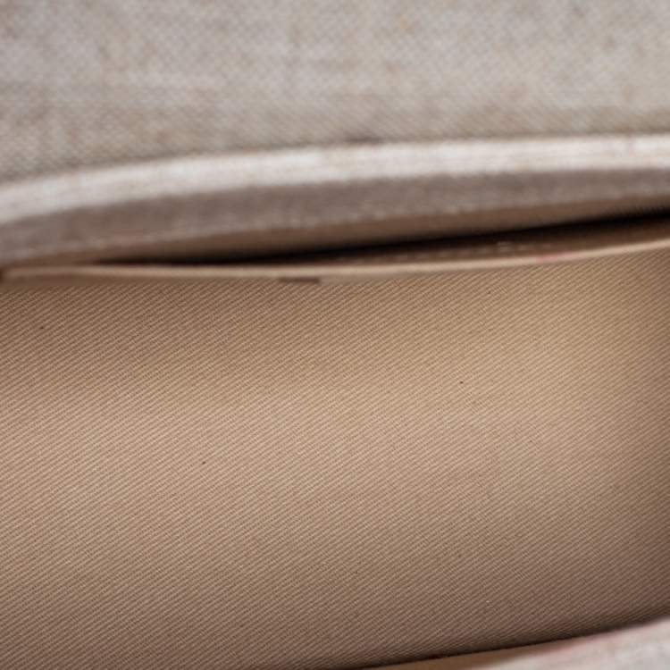 Pre Owned Jacquemus Beige Canvas Le grand Chiquito Top Handle Bag