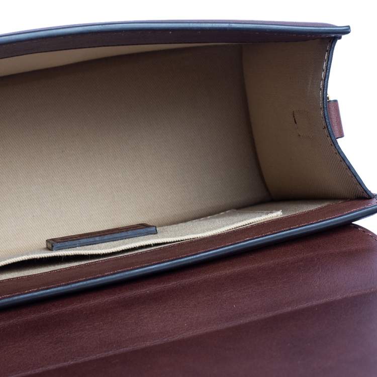 Pre Owned Jacquemus Dark Brown Leather Grand Le Chiquito Top Handle Bag