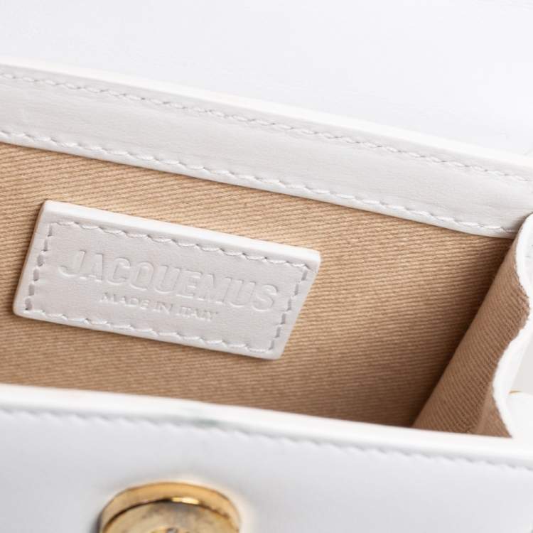 Pre Owned Jacquemus White Leather Le Chiquito Mini Bag