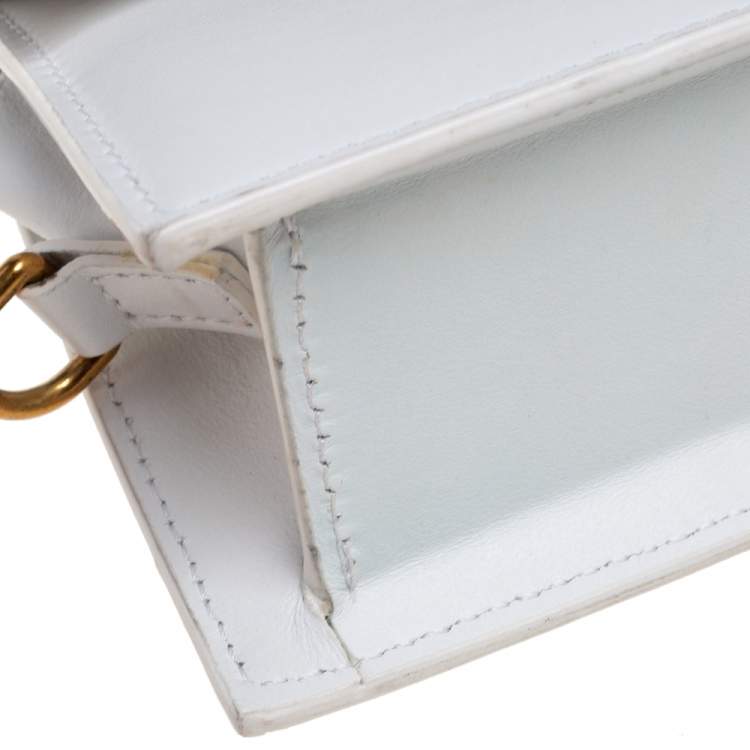 Pre Owned Jacquemus White Leather Le Chiquito Mini Bag
