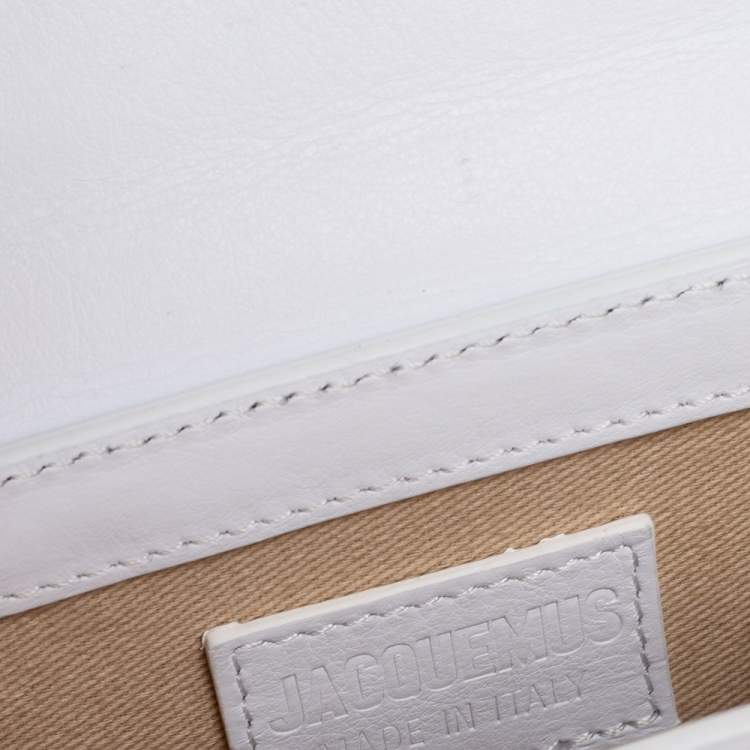 Pre Owned Jacquemus White Leather Le Chiquito Mini Bag