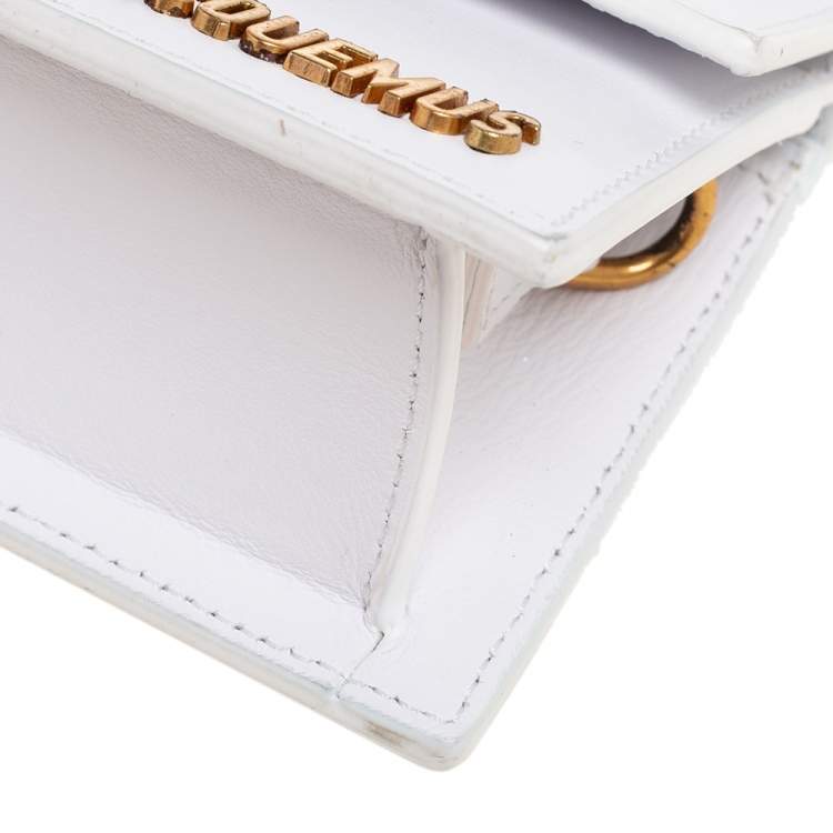 Pre Owned Jacquemus White Leather Le Chiquito Mini Bag
