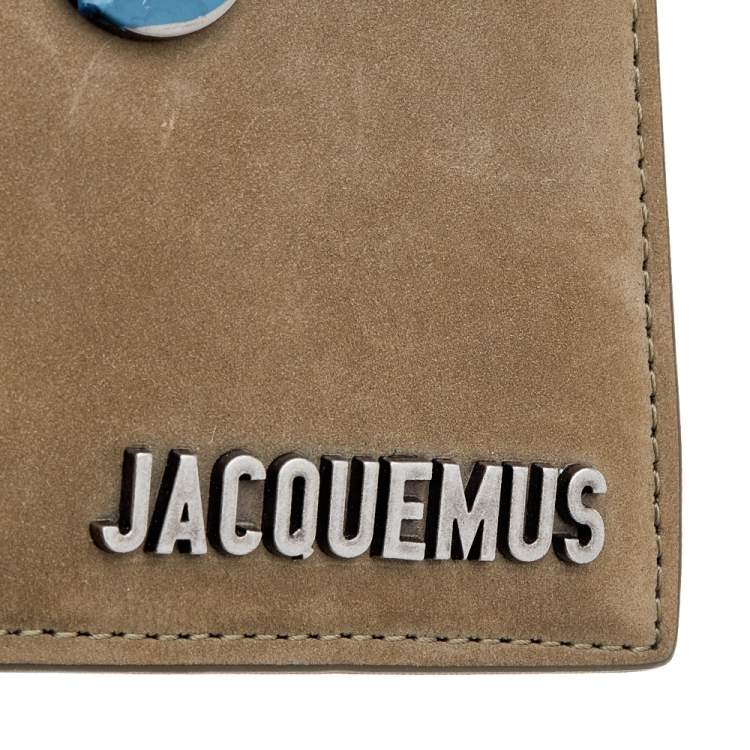 Pre Owned Jacquemus Green Nubuck Leather Le Chiquito Mini Bag