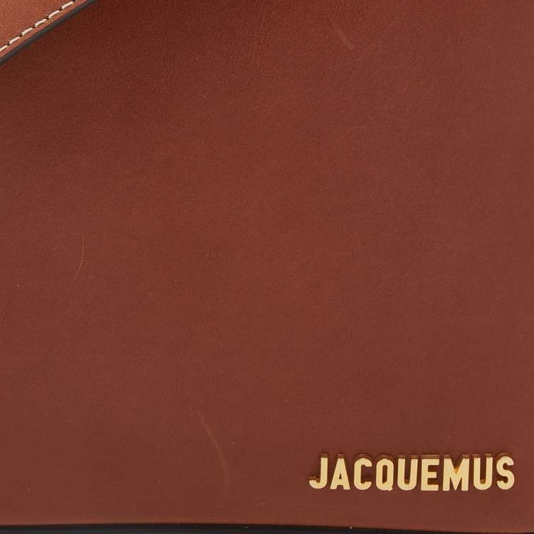 Pre Owned Jacquemus Brown Leather Le Seau Carre Bucket Bag