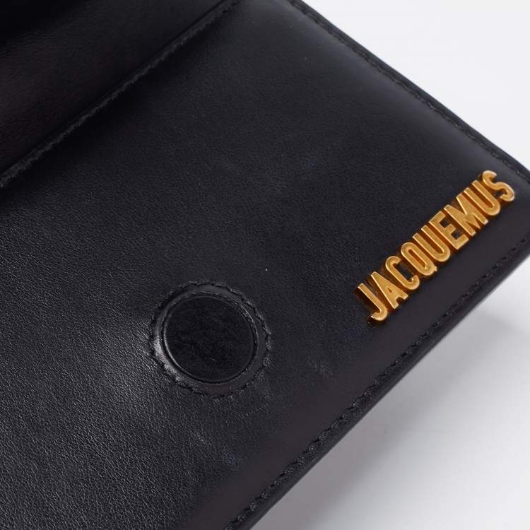 Pre Owned Jacquemus Black Leather Le Bambino Crossbody Bag