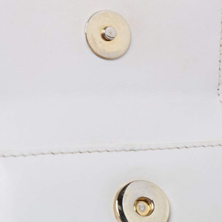 Pre Owned Jacquemus White Leather Le Chiquito Mini Bag