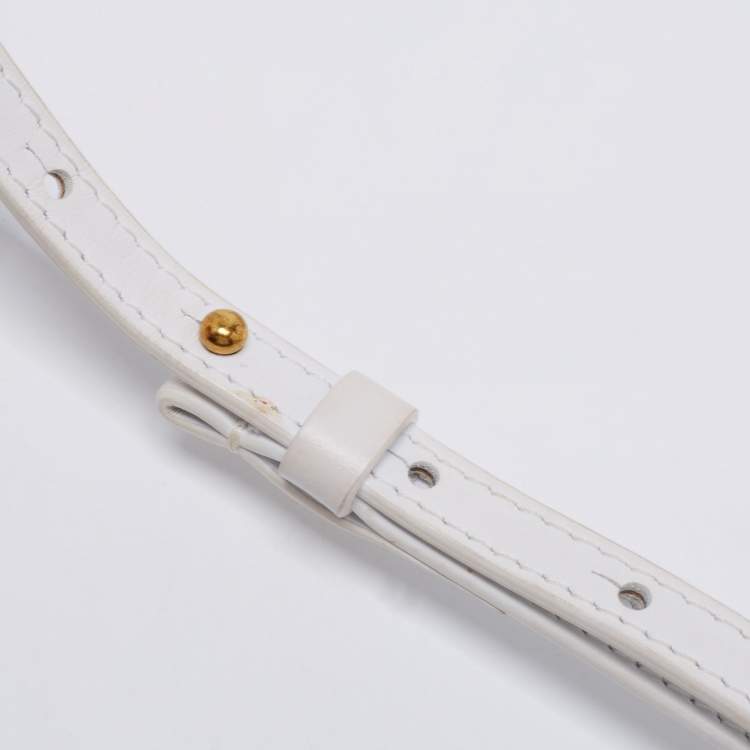 Pre Owned Jacquemus White Leather Le Chiquito Mini Bag