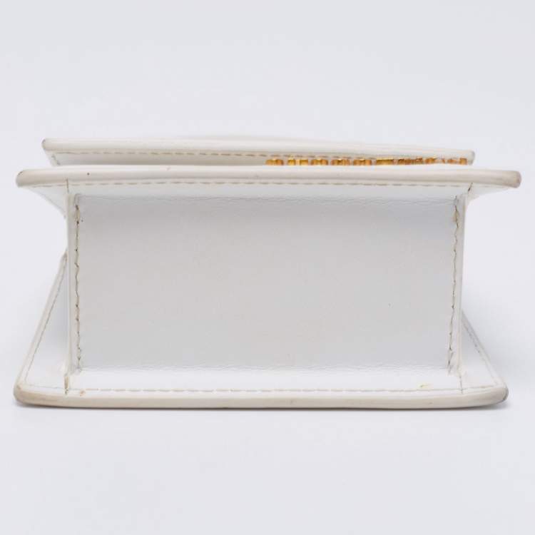 Pre Owned Jacquemus White Leather Le Chiquito Mini Bag