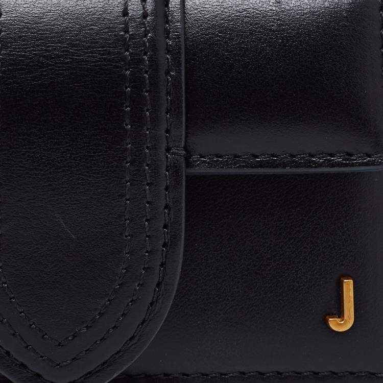Pre Owned Jacquemus Black Leather Le Petit Bambino Bag