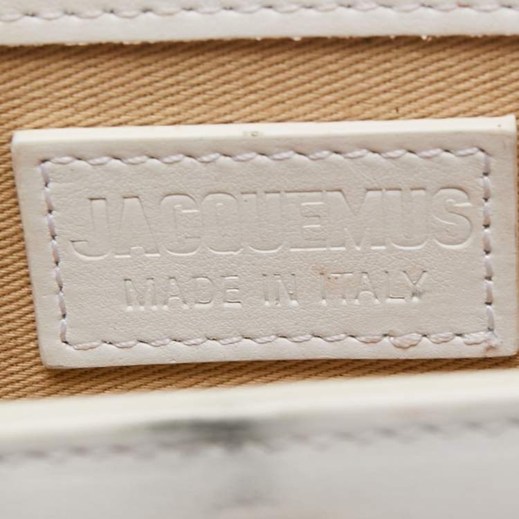 Pre Owned Jacquemus White Leather Le Chiquito Mini Bag