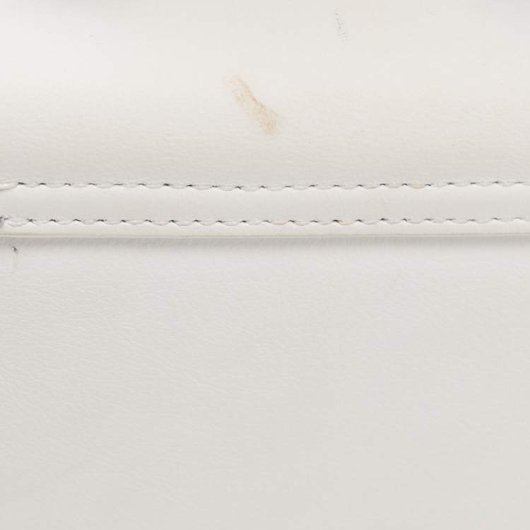 Pre Owned Jacquemus White Leather Le Chiquito Mini Bag