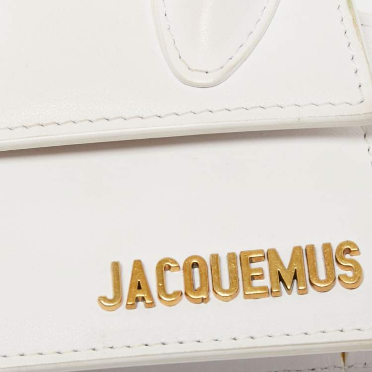 Pre Owned Jacquemus White Leather Le Chiquito Mini Bag