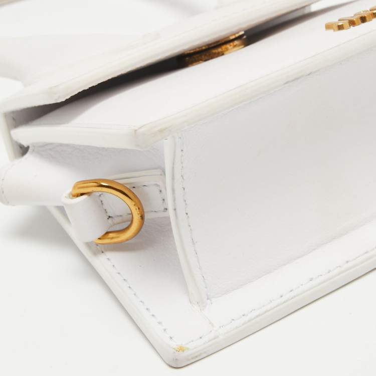 Pre Owned Jacquemus White Leather Le Chiquito Mini Bag