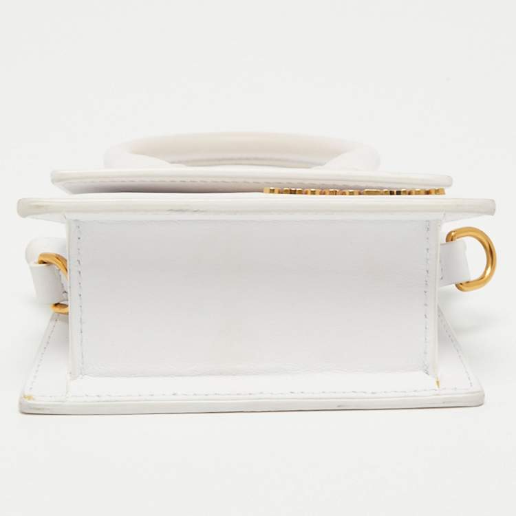 Pre Owned Jacquemus White Leather Le Chiquito Mini Bag