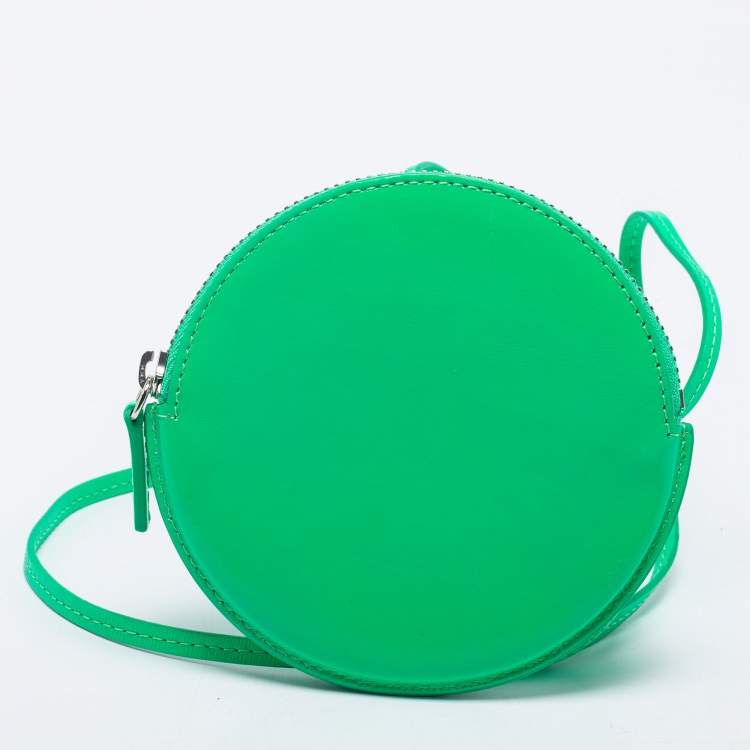 Pre Owned Jacquemus Green Leather Le Pitchou Coin Purse