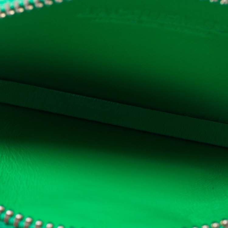 Pre Owned Jacquemus Green Leather Le Pitchou Coin Purse