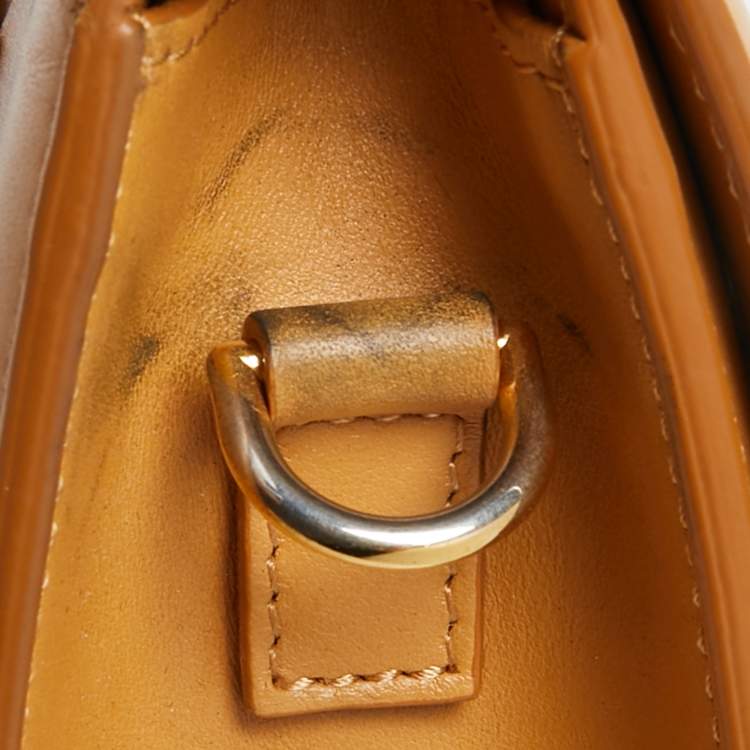 Pre Owned Jacquemus Tan Leather Le Grand Bambino Top Handle Bag