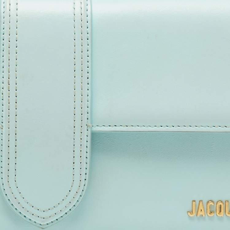 مملوكة مسبقًا Jacquemus Blue Leather Le Bambino Long Shoulder Bag