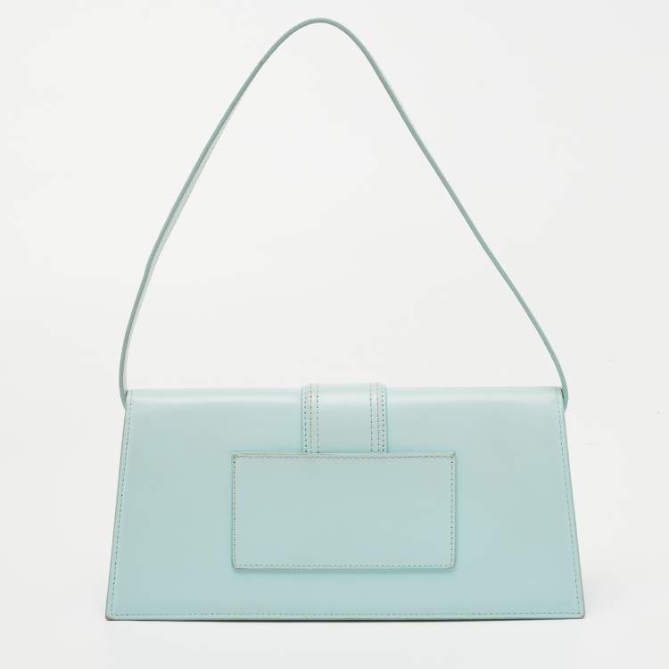 مملوكة مسبقًا Jacquemus Blue Leather Le Bambino Long Shoulder Bag