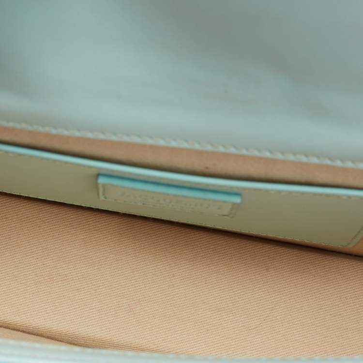 مملوكة مسبقًا Jacquemus Blue Leather Le Bambino Long Shoulder Bag