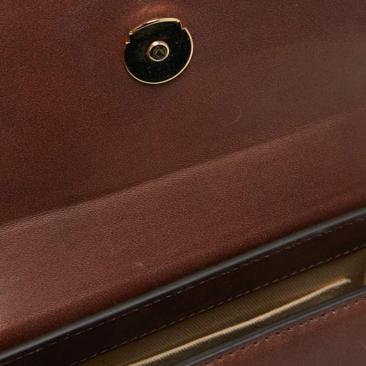 Pre Owned Jacquemus Dark Brown Leather Grand Le Chiquito Top Handle Bag