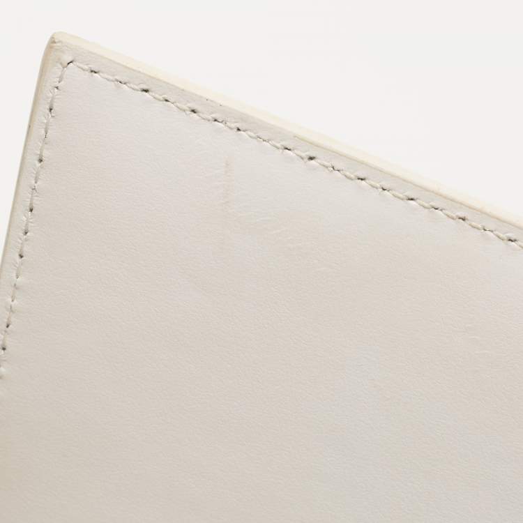 Pre Owned Jacquemus White Leather Grand Le Chiquito Top Handle Bag