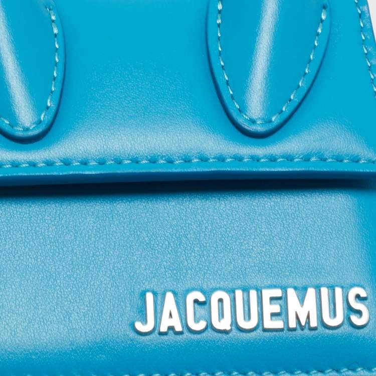 Pre Owned Jacquemus Blue Leather Mini Le Chiquito Bag