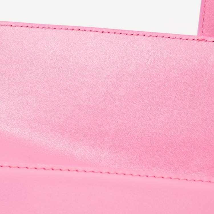 Pre Owned Jacquemus Pink Leather Le Bambino Long Shoulder Bag