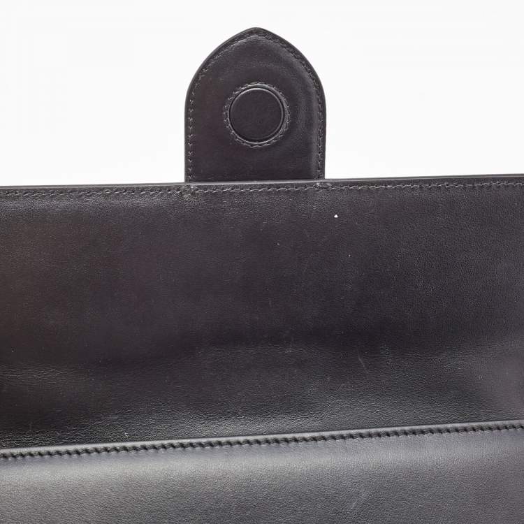Pre Owned Jacquemus Black Leather Le Bambino Top Handle Bag