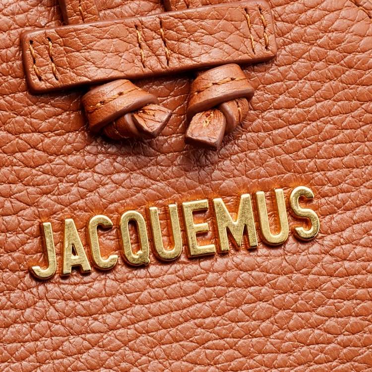 Pre Owned Jacquemus Tan Leather Le Pitchou Coin Purse