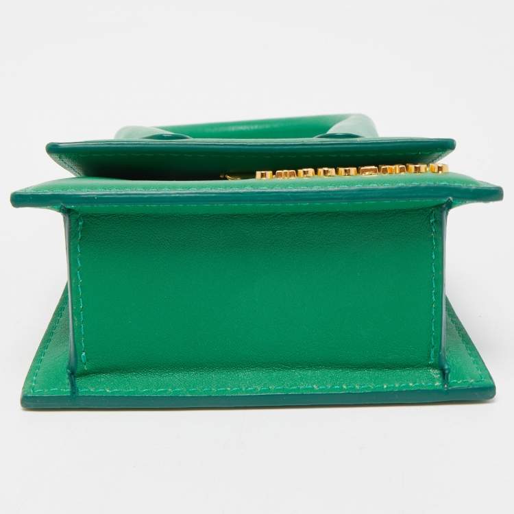 Pre Owned Jacquemus Green Leather Le Chiquito Mini Bag