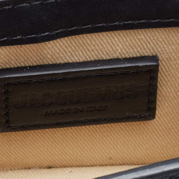 Pre Owned Jacquemus Black Leather Mini Le Chiquito Bag