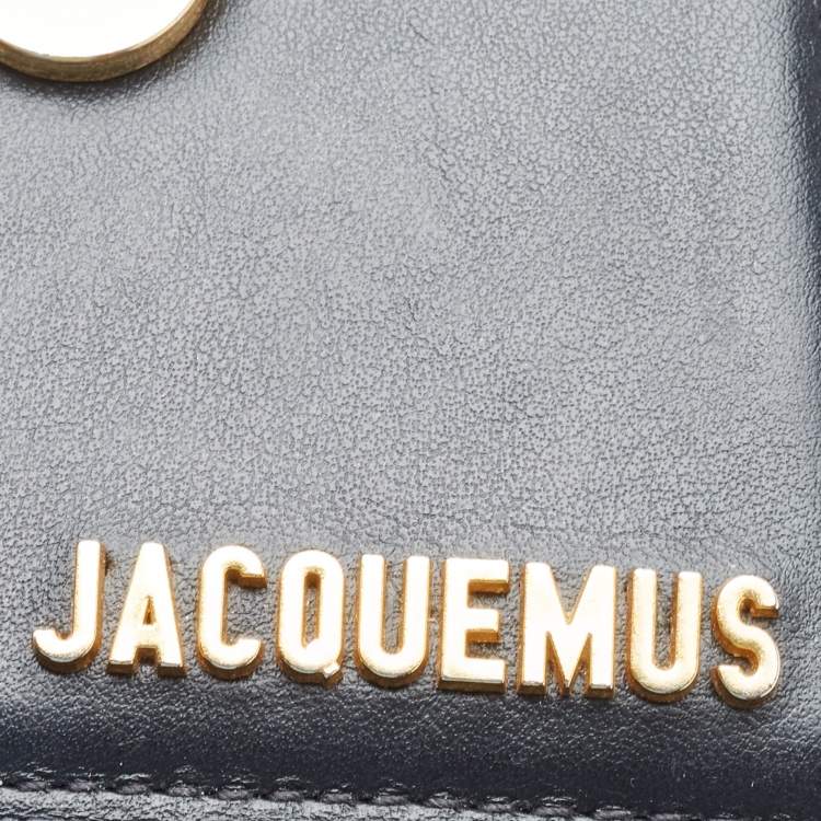 Pre Owned Jacquemus Black Leather Mini Le Chiquito Bag