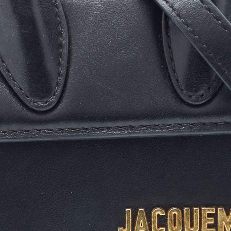 Pre Owned Jacquemus Black Leather Mini Le Chiquito Bag