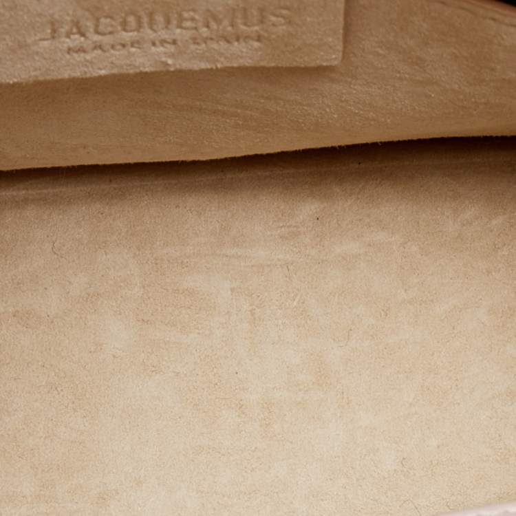 Pre Owned Jacquemus Pink Leather Asymmetrical Shoulder Bag 