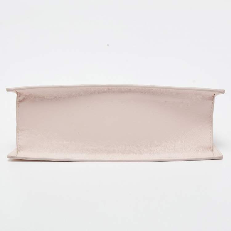 Pre Owned Jacquemus Pink Leather Asymmetrical Shoulder Bag 