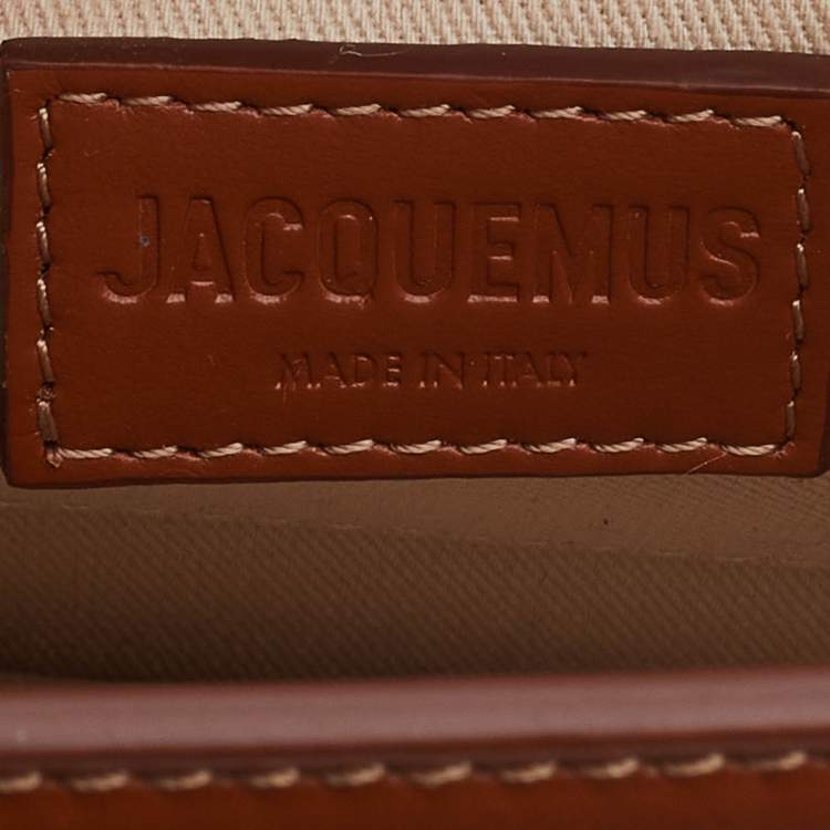 Pre Owned Jacquemus Tan Leather Grand Le Chiquito Top Handle Bag