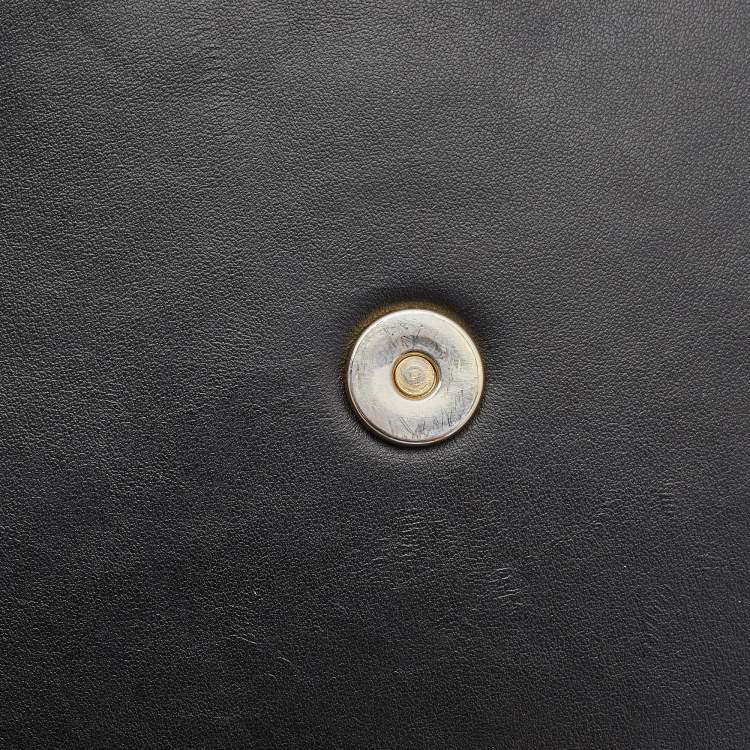 Pre Owned Jacquemus Black Leather Grand Le Chiquito Top Handle Bag