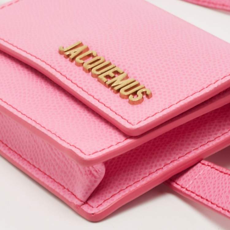 Pre Owned Jacquemus Pink Leather La Ceinture Bello Belt Bag