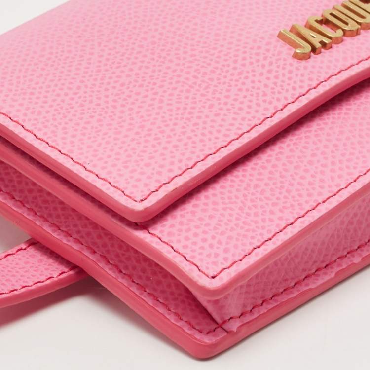 Pre Owned Jacquemus Pink Leather La Ceinture Bello Belt Bag