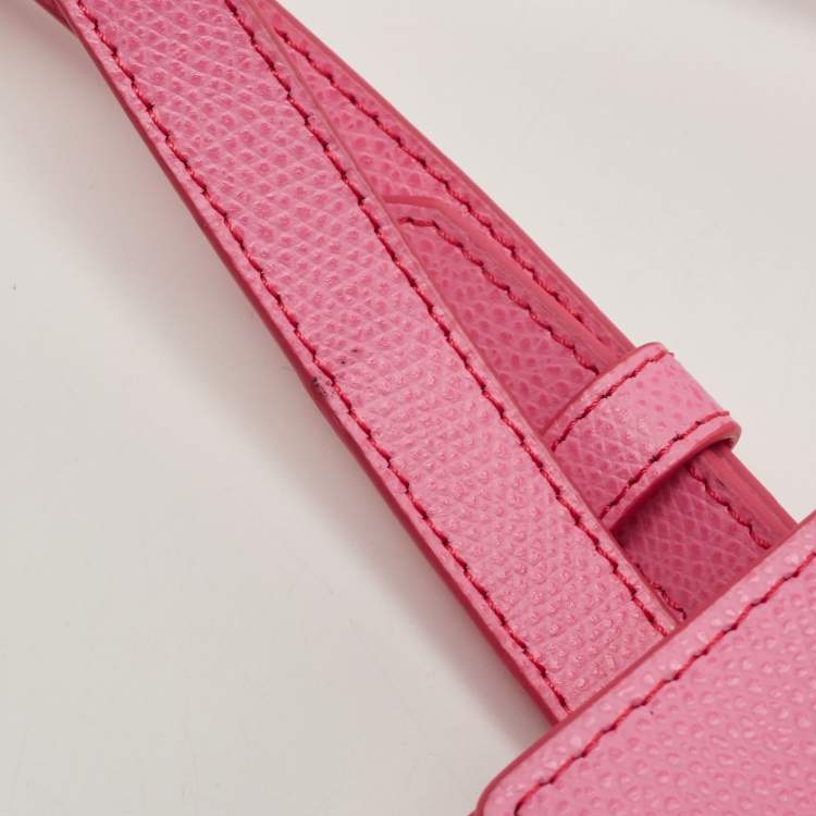 Pre Owned Jacquemus Pink Leather La Ceinture Bello Belt Bag