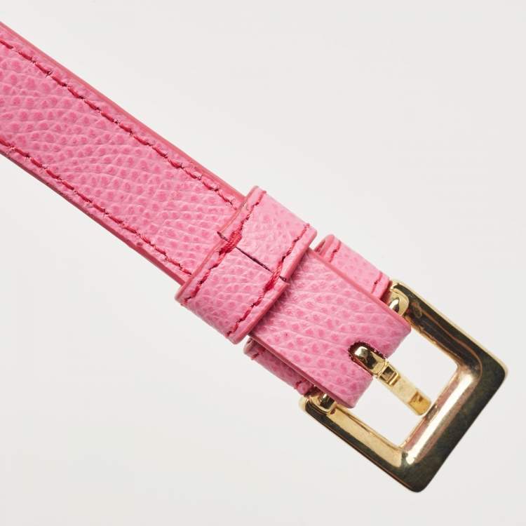 Pre Owned Jacquemus Pink Leather La Ceinture Bello Belt Bag